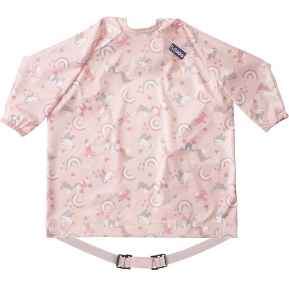 NWOT BIBaDO Original Coverall Weaning Bib, rainbow unicorn - Picture 1 of 10